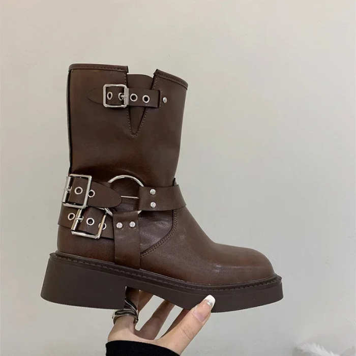 Ain't One-Sided Mid-Calf Boots