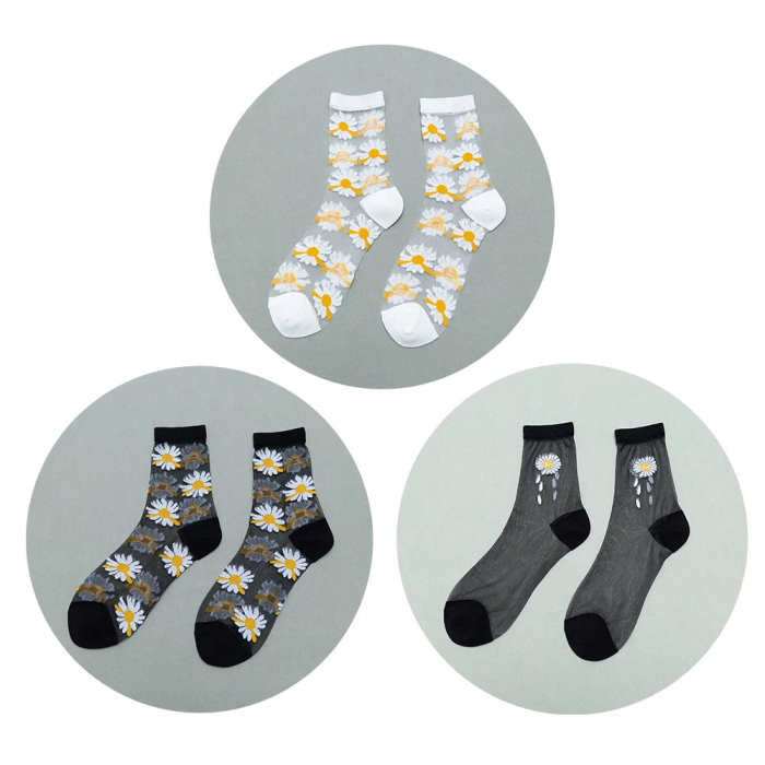 A Bloomy Summer Socks