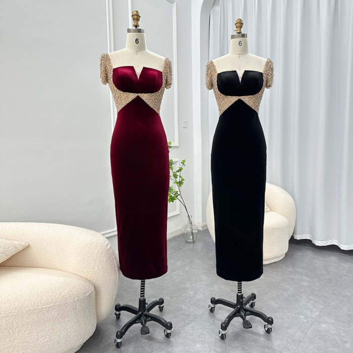 A Crystal Clear Maxi Dress