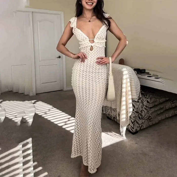 A Blurry Morning Maxi Dress