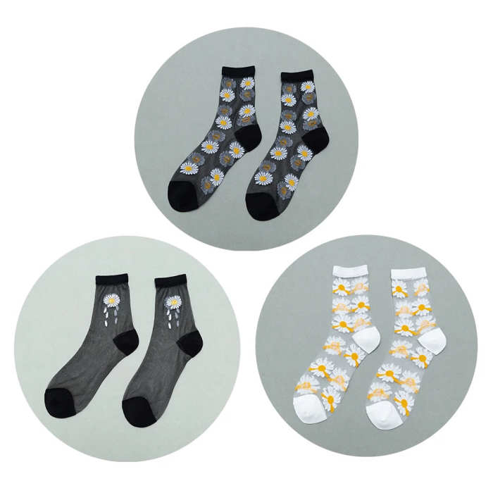 A Bloomy Summer Socks