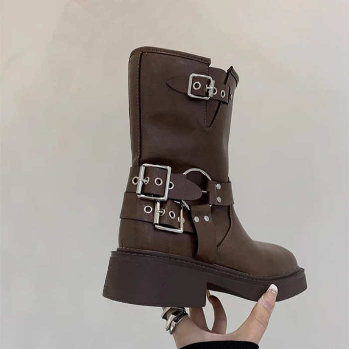 Ain't One-Sided Mid-Calf Boots