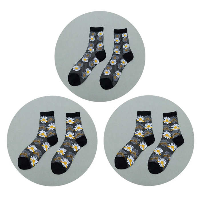 A Bloomy Summer Socks