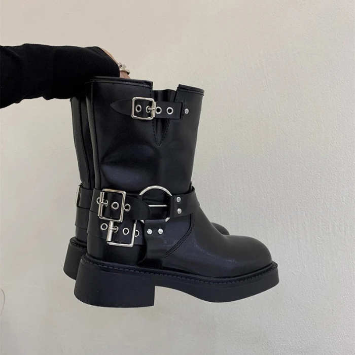 Ain't One-Sided Mid-Calf Boots