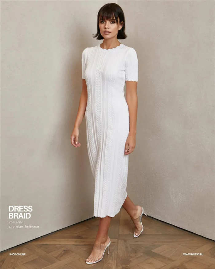 As Blue As The Sky Midi Dress