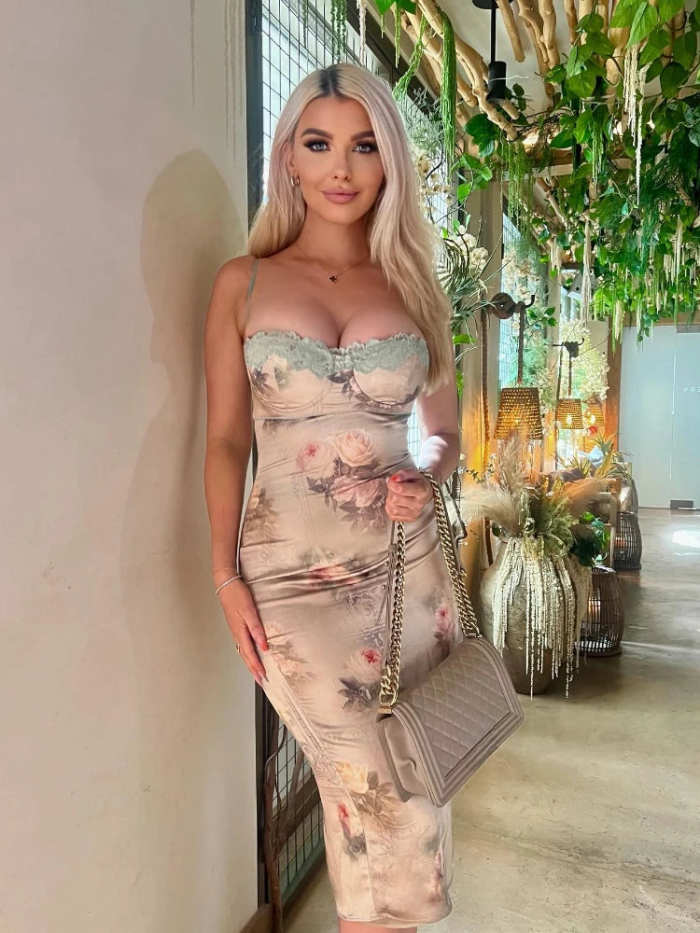 Ashes in Bloom Midi Dress