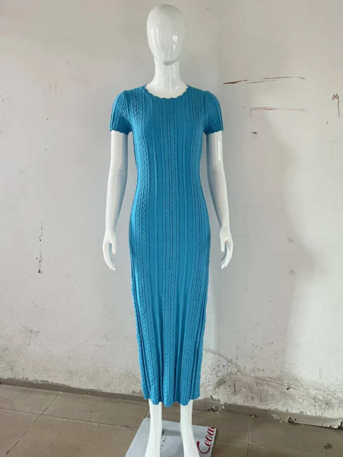 As Blue As The Sky Midi Dress