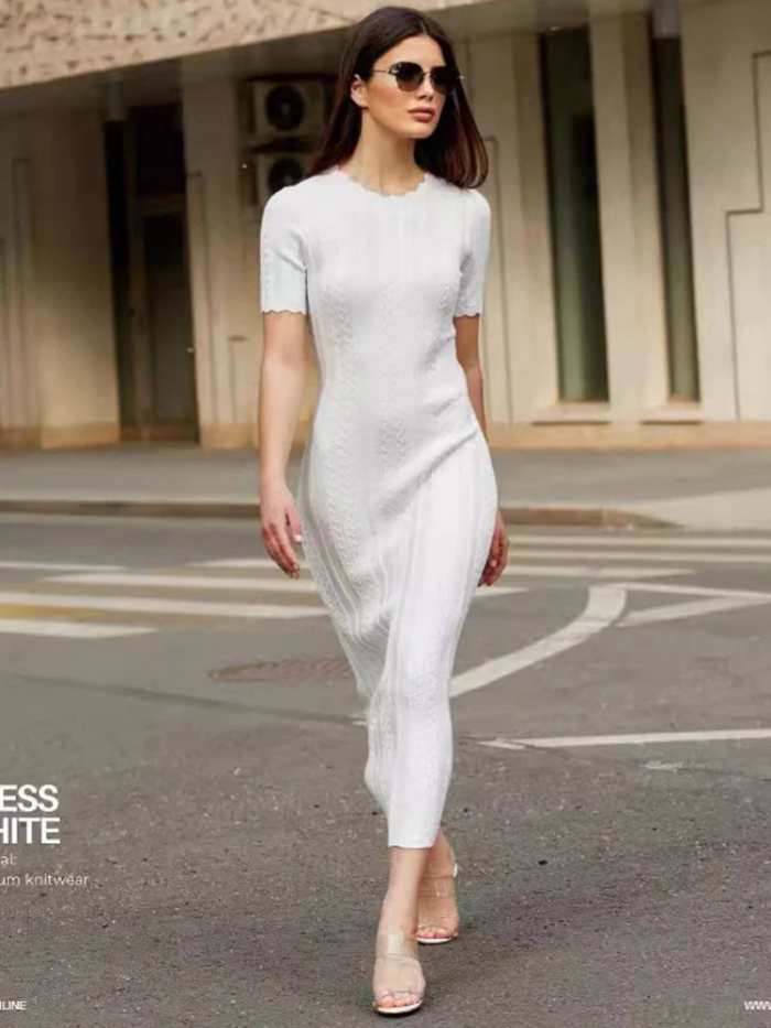 As Blue As The Sky Midi Dress