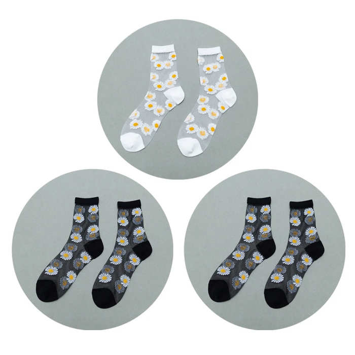 A Bloomy Summer Socks