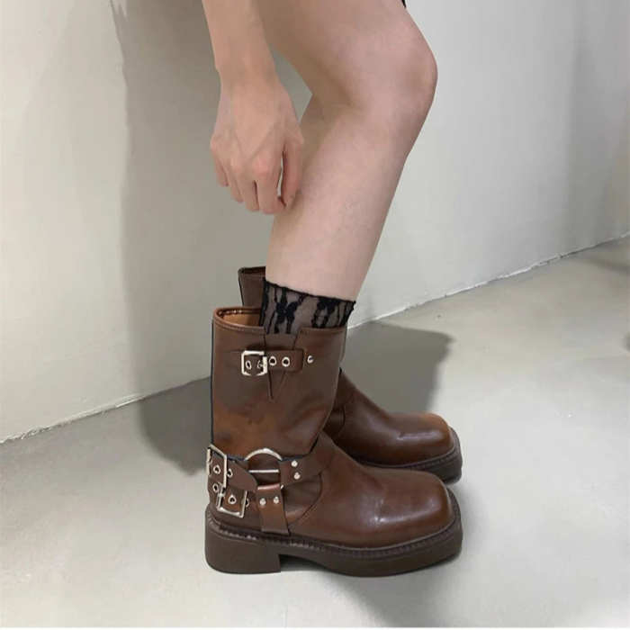 Ain't One-Sided Mid-Calf Boots