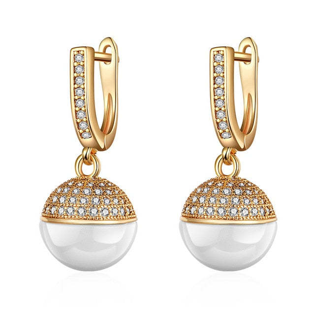 Around the Clock Drop Dangle Earrings