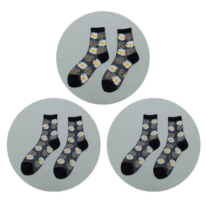 A Bloomy Summer Socks