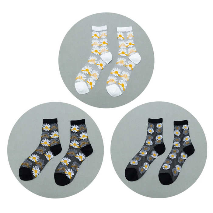 A Bloomy Summer Socks