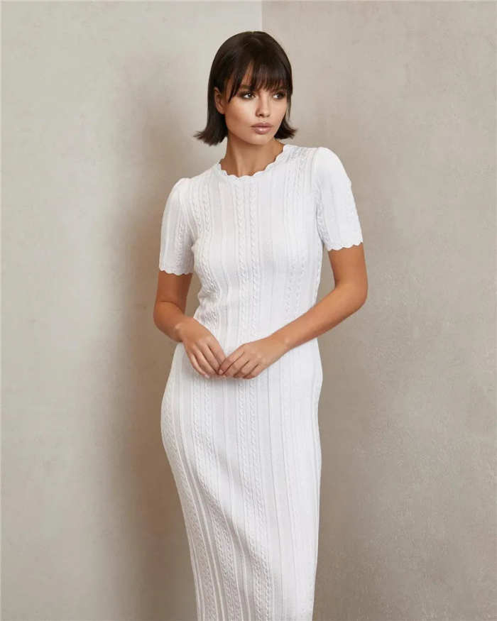 As Blue As The Sky Midi Dress