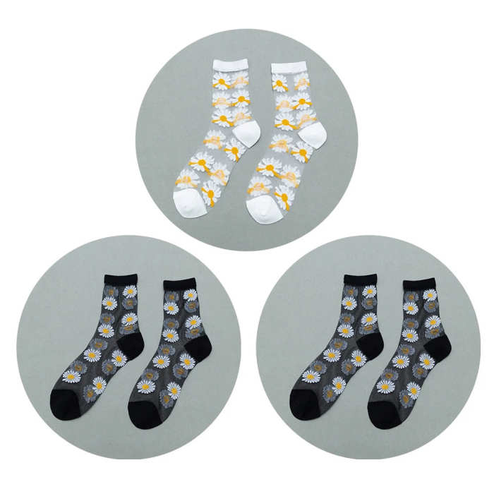 A Bloomy Summer Socks