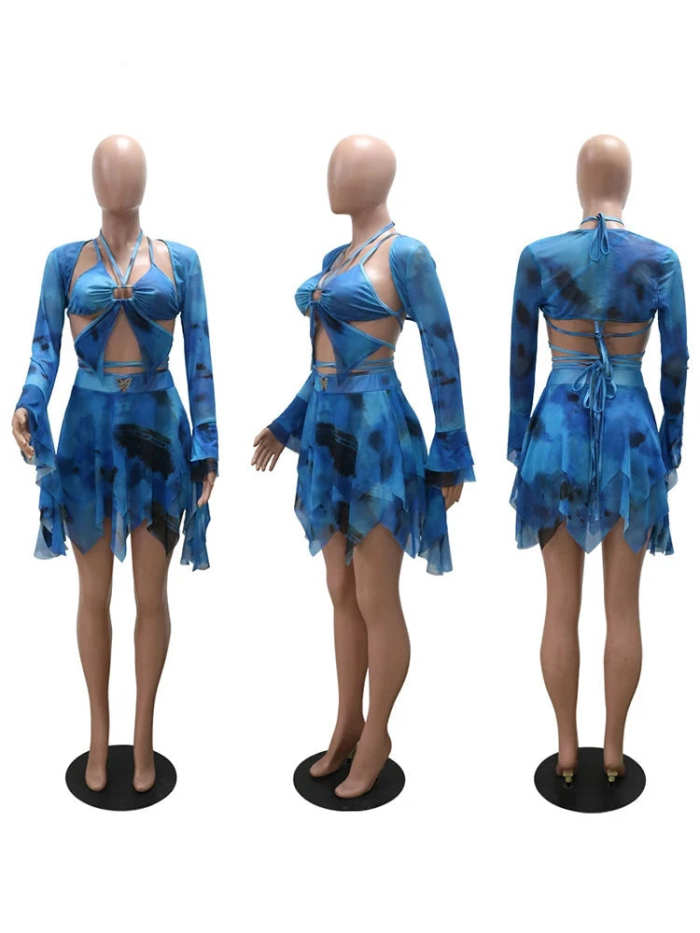 Another illusion She Creates Skirt Set