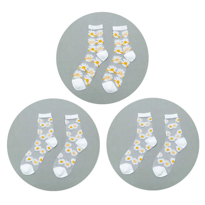A Bloomy Summer Socks