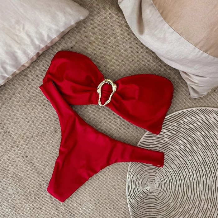 A Candy-Colored Clown Swimsuit