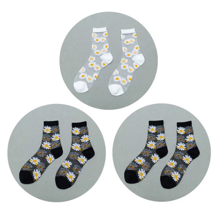 A Bloomy Summer Socks