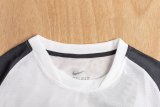 2010-2011 Man Utd UCL Version Away White Retro Soccer Jersey