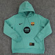 25-26 BAR Light green Hoody 浅绿色(加绒)彩标