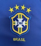 2002 Brazil Long sleeves Retro Soccer Jersey