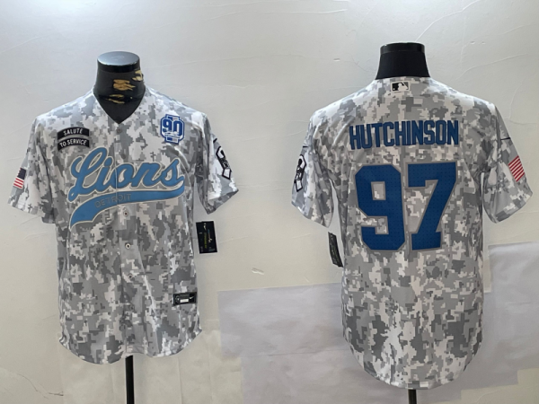 2024 NFL Lions New Pattern Jersey