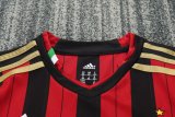 2013-2014 ACM Home Long sleeves Retro Kids Soccer Jersey