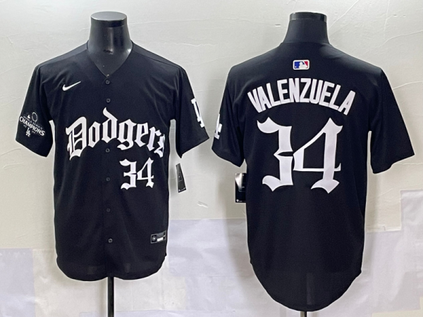 2025 MLB Los Angeles Dodgers New Pattern Jersey