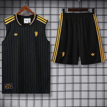 25-26 Man Utd High Quality Tank Top And Shorts Suit