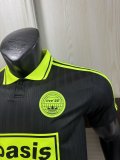 2025 AD Oasis Joint Edition Fluorescent Green Player Version Polo Short Sleeve