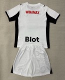25-26 Stade Rennais Away Kids Soccer Jersey