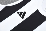 2025 AD White Black Tank Top And Shorts Suit