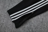 2025 AD Black Jacket Tracksuit