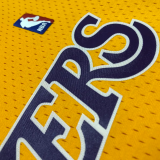 2000 LAKERS O‘NEAL #34 Yellow Retro Top Quality Hot Pressing NBA Jersey