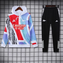 25-26 ARS White Hoodie Tracksuit (卫衣套装)