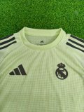 25-26 RMA Light Green Special Edition Kids Player Version Soccer Jersey (球员童装)