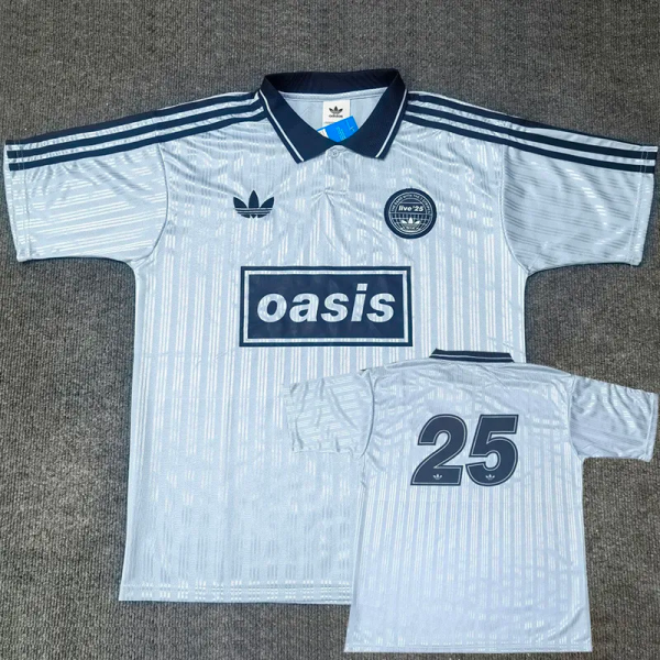 2025 AD Oasis Joint Edition #25 Light Blue Polo Short Sleeve