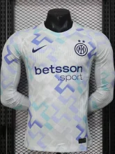 25-26 INT Away Long Sleeve Player Version Soccer Jersey (长袖球员)