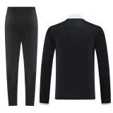 25-26 High Quality Half Pull Tracksuit— Black 黑色