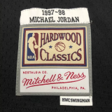 1998 BULLS JORDAN #23 Black Retro Top Quality Hot Pressing NBA Jersey