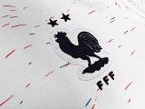 2018 France Away White Retro Soccer Jersey