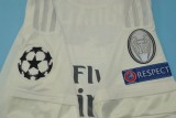 2015-2016 RMA Home Retro Soccer Jersey
