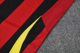 2025 AD Red Black Tank Top And Shorts Suit