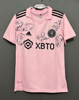 22-23 Inter Miami Home Embroidered Version Fans Soccer Jersey