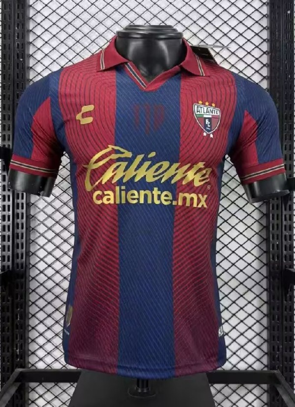 26-27 Atlante FC Home Player Version Soccer Jersey*带广告