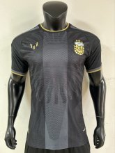 26-27 Argentina Black Messi Farewell Match Player Version Soccer Jersey
