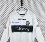 2002 Club Olimpia Home Long Sleeve Retro Soccer Jersey