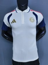 26-27 Bayern Beige ‌Player Version Half Pull Training Shirts