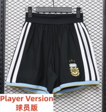 26-27 Argentina Black Player Version Shorts Pants(球员短裤)